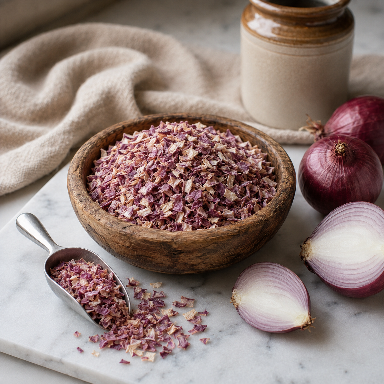 Dehydrated Red Onion Chopped